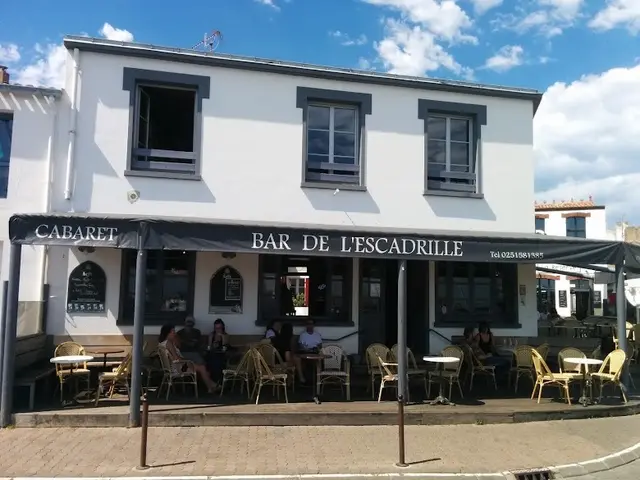 Le bar de l'Escadrille, à l'Île d'Yeu