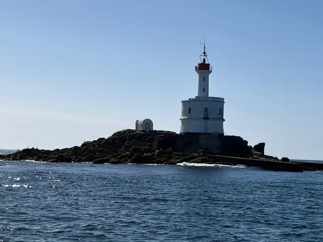 Le phare de la Teignouse, à l'entrée de la baie de Quiberon