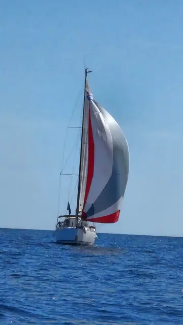 Sous spi vers la Bretagne Sud