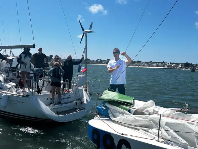 Le marin et son fan club