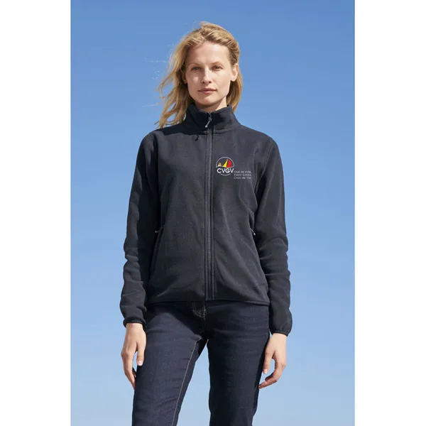 Veste polaire, femme · logo couleur